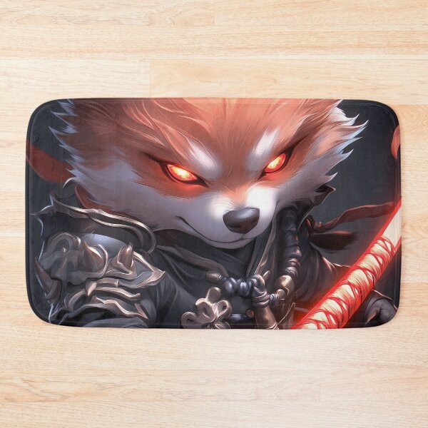 Item preview, Animal Fox Warrior Samurai Blade Red Glowing Eyes Fierce Beast designed and sold by mugonneazh.