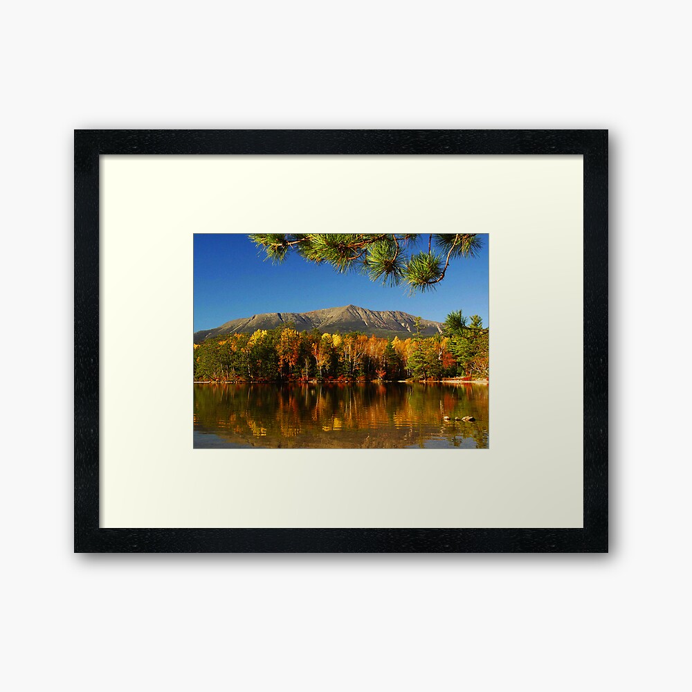 Autumn Baxter Mt. Katahdin Framed Art Print