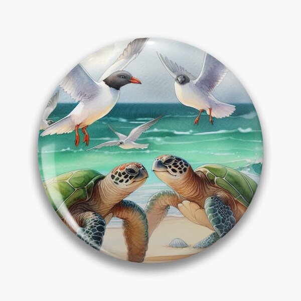 Item preview, Romantic Turtle Love – Dolled-up turtle romance. Turtles show true affection! designed and sold by FotoworldEdel.