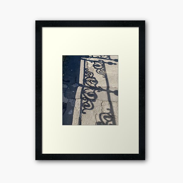 Item preview, Ornate iron fence shadow  designed and sold by Con.
