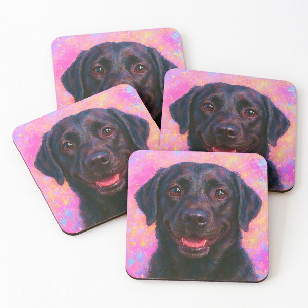 Item preview, Smiling Labrador – Loyal Love Sparkle designed and sold by SUNAGIMO9999.