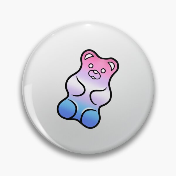Item preview, Pride Gummy Bear - Bi-gender designed and sold by tyranicorntat.