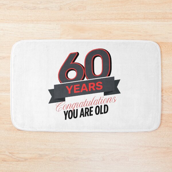 Item preview, CONGRATULATIONS ON 60 YEARS OLD designed and sold by infinitearte.