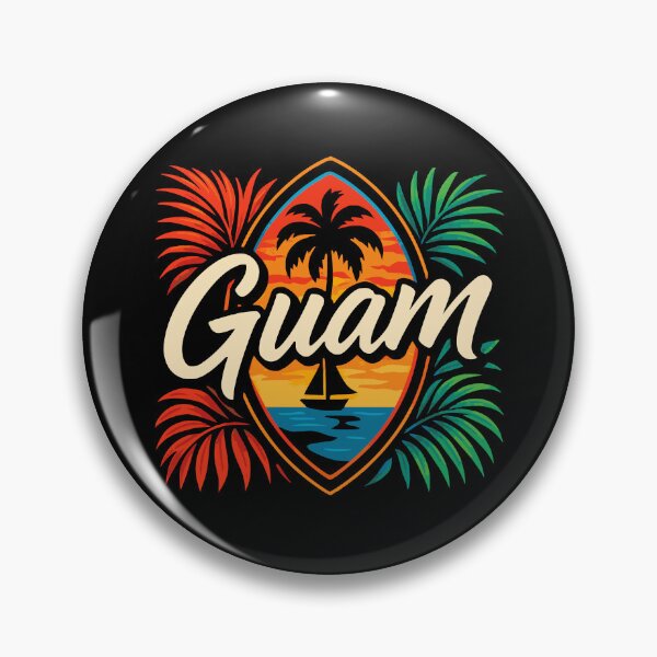 Item preview, Guam Island Chamorro Sunset Tropical Design designed and sold by JackCurtis1991.