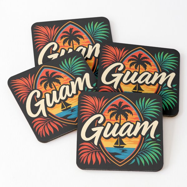 Item preview, Guam Island Chamorro Sunset Tropical Design designed and sold by JackCurtis1991.