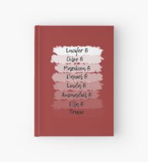 Lucifer Characters Hardcover Journal