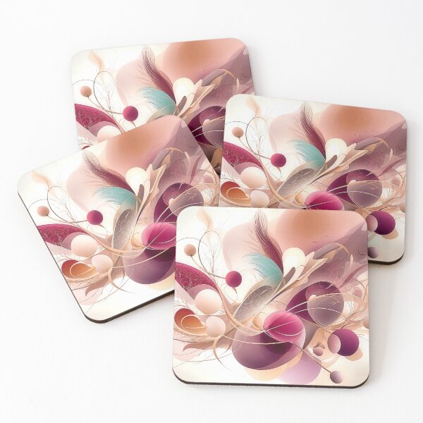 Item preview, Pink swirls designed and sold by Garrulus glandarius.