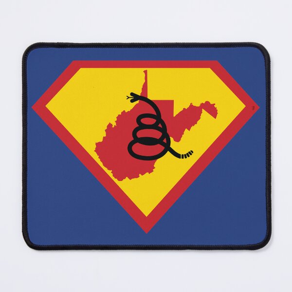 Item preview, WEST VIRGINIAN SHIELD - Freedom Is The Superpower - Modern Gadsden Snake Flag - Dont Tread On Me SUPERHERO WEST VIRGINIA design designed and sold by pelagio.
