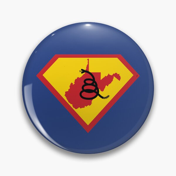 Item preview, WEST VIRGINIAN  SHIELD - Freedom Is The Superpower - Modern Gadsden Snake Flag - Dont Tread On Me SUPERHERO WEST VIRGINIA design designed and sold by pelagio.