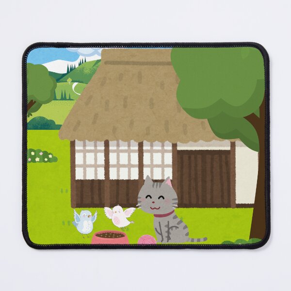 Item preview, Cat shares food with birds designed and sold by MeaoMyCat.