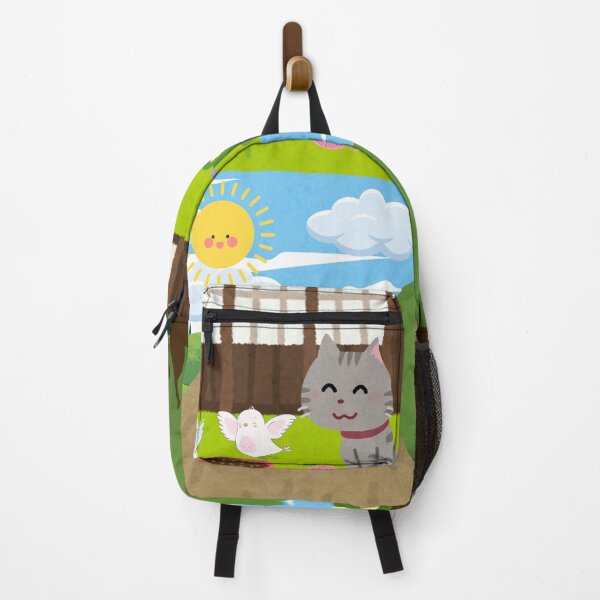 Item preview, Cat shares food with birds designed and sold by MeaoMyCat.