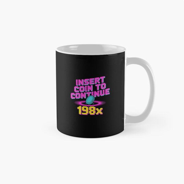 Item preview, Insert Coin to Continue – Retro Arcade 198x designed and sold by Don't Crack Art.