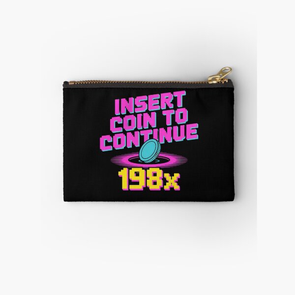 Item preview, Insert Coin to Continue – Retro Arcade 198x designed and sold by Don't Crack Art.
