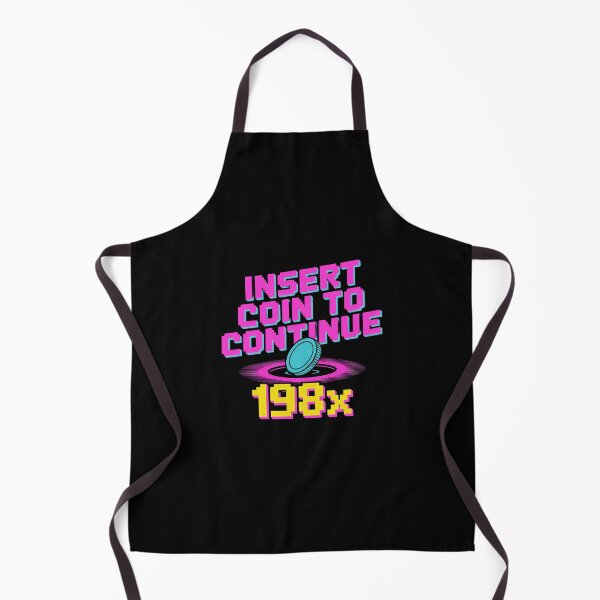 Item preview, Insert Coin to Continue – Retro Arcade 198x designed and sold by Don't Crack Art.