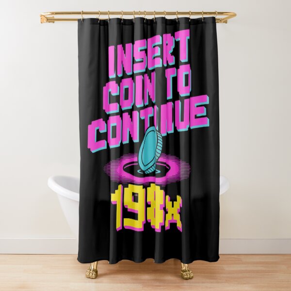 Item preview, Insert Coin to Continue – Retro Arcade 198x designed and sold by Don't Crack Art.