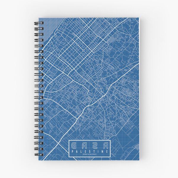 Item preview, Gaza City Map of Palestine - Blueprint designed and sold by deMAP.