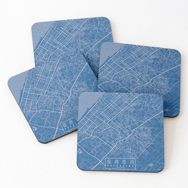 Item preview, Gaza City Map of Palestine - Blueprint designed and sold by deMAP.