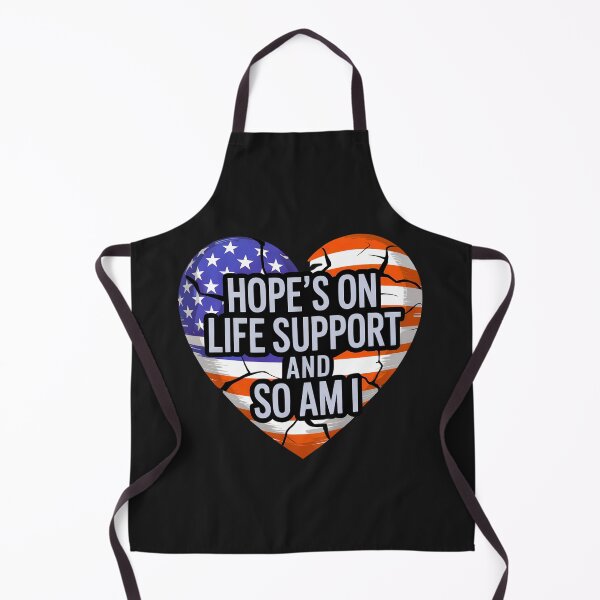 Item preview, Hope’s On Life Support And So Am I: Cracked American Heart Design For Burnt Out Souls designed and sold by elynne9.
