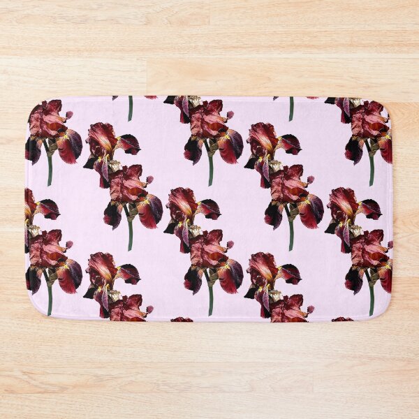Item preview, Two Maroon and Yellow Irises designed and sold by Susan Savad.