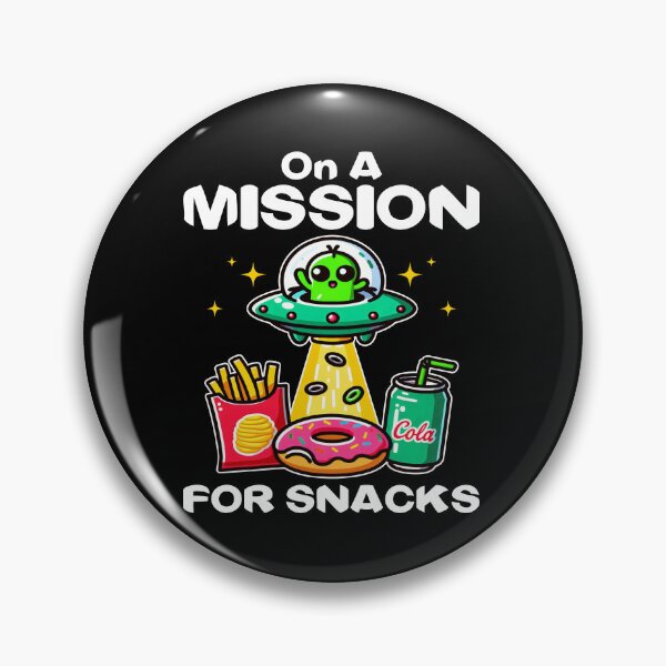 Item preview, ON A MISSION FOR SNACKS - ALIEN GIFT designed and sold by KEF Custom.
