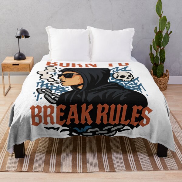 Item preview, Born to Break Rules – Rebel Streetwear Design designed and sold by MindsAtelier.