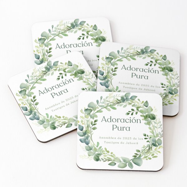 Item preview, Adoración Pura 2025 | Diseño Floral JW Español | Asamblea de los Testigos de Jehová designed and sold by Kishaprints.