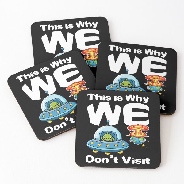 Item preview, THIS IS WHY WE DON'T VISIT - ALIEN GIFT designed and sold by KEF Custom.