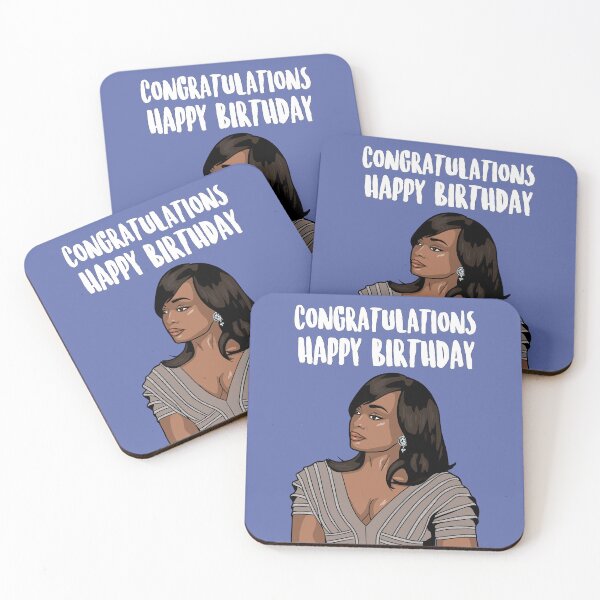 Item preview, Congratulations Happy Birthday - Phaedra Parks - Real Housewives of Atlanta - RHOA designed and sold by PopShopDesignFR.