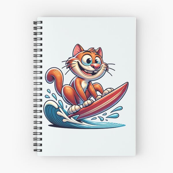 Item preview, Funny Hang Ten Kitty designed and sold by BassHeadMomma.