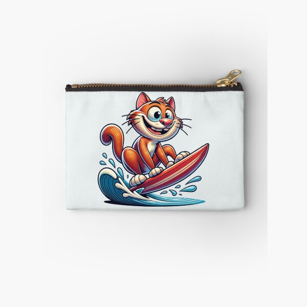 Item preview, Funny Hang Ten Kitty designed and sold by StephanieBrock.