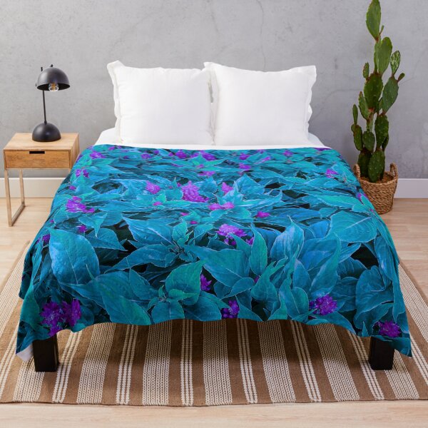 Item preview, Violet foliage with chili shaped buds  designed and sold by DFLC Prints.
