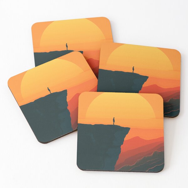 Item preview, Silhouette Solitary Cliff Infinite Horizon designed and sold by MidArtForge.