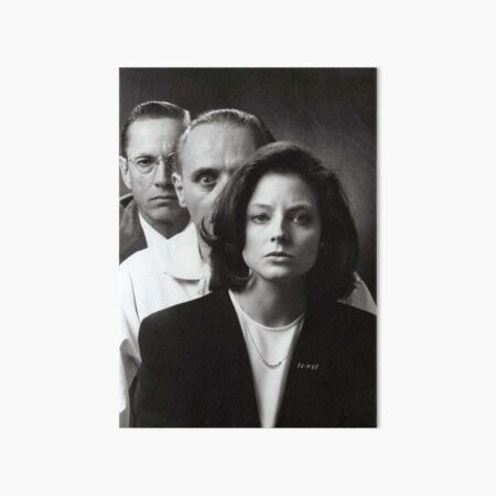 Silence of the Lambs Art Board Print