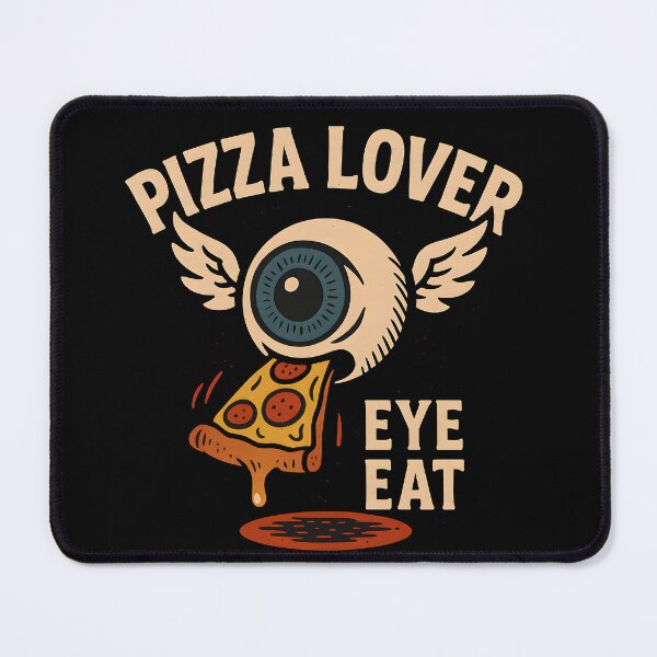Item preview, Pizza Lover Eye Eat – Funny Eyeball Pizza Design designed and sold by Sparlio.