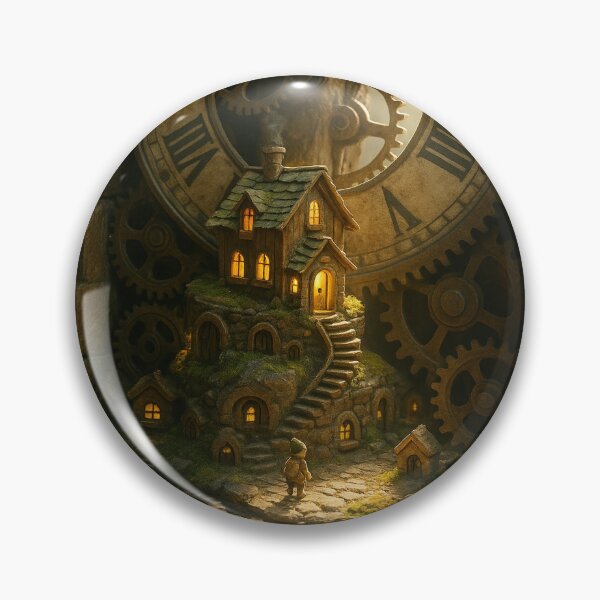 Item preview, Clockwork Cottage: The Timekeeper's Home designed and sold by RinWinArts.