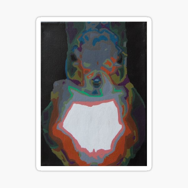 A Portrait of a Squirrel Sticker