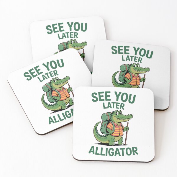 Item preview, See You Later Alligator Backpacker designed and sold by Traveldrawings.