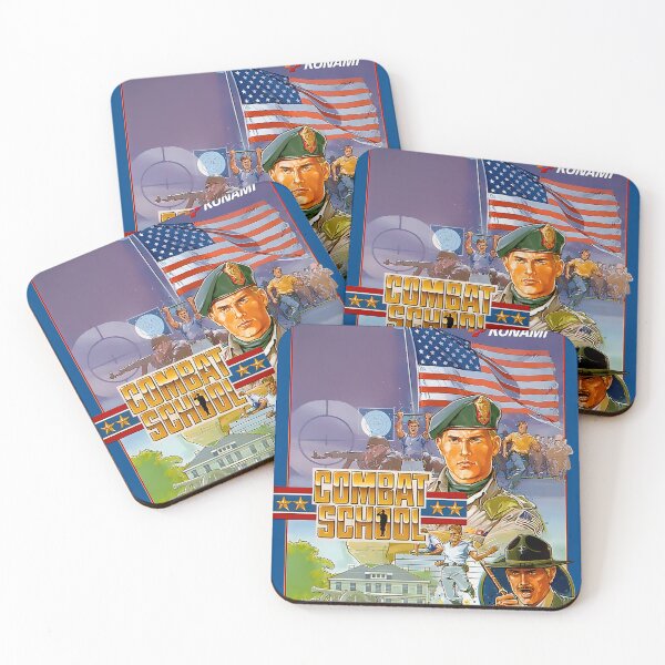 Item preview, Combat School Game Cover Art designed and sold by Retr0Tshirts.