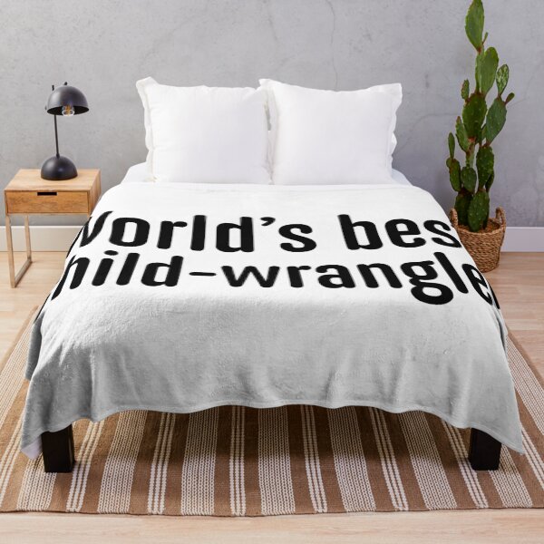 Item preview, World's Best Child-Wrangler - Black designed and sold by sillyjess.