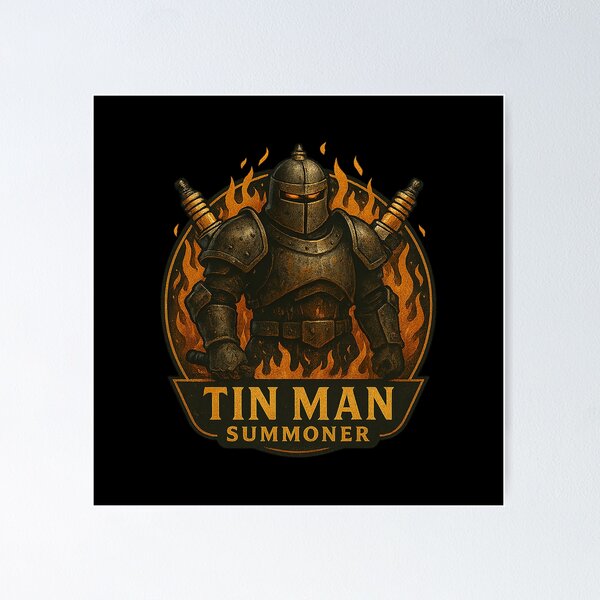 Item preview, Tin Man Summoner – SuR Elite Badge designed and sold by SuR-CLAN.