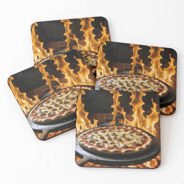 Item preview, Pizza Baking In a Wood-Fired Oven designed and sold by Maria Dryfhout.