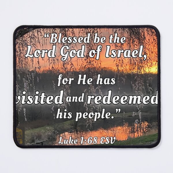 Item preview, Blessed be the Lord Lk 1:68 sunset designed and sold by stella literarium.