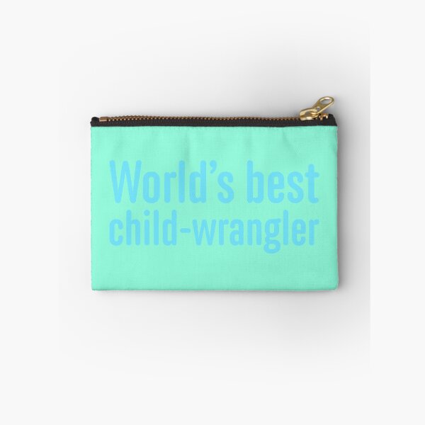 Item preview, World's Best Child-Wrangler - Blue designed and sold by sillyjess.