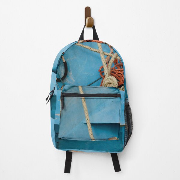 Item preview, Blue Rowboat With Ropes designed and sold by MadeulookArt.