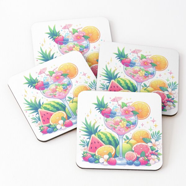 Item preview, Tropical Fruit Juice Vibes – Refreshing Summer designed and sold by Kalpa.
