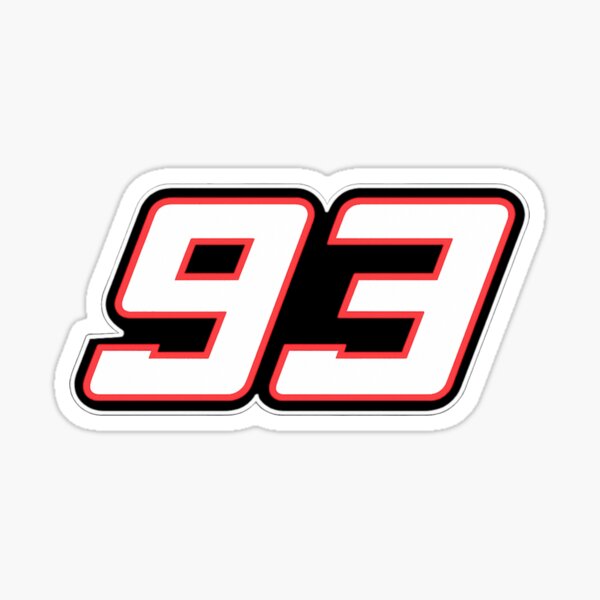 Item preview, Numéro de course Marc Marquez 93 designed and sold by DoemaZ.