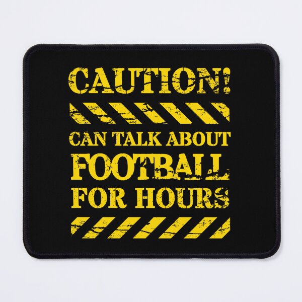 Item preview, Caution can talk about football designed and sold by VRedBaller.
