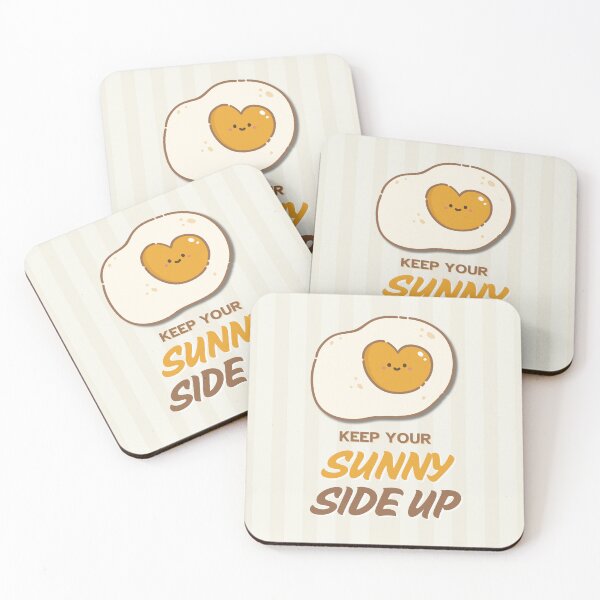 Item preview, Keep Your Sunny Side Up – Fun Breakfast Quote Design for Foodies & Positivity Lovers designed and sold by LeoraAtelier.