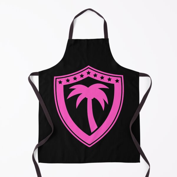 Item preview, Shield Palm Tree Island Stars Beach Emblem Coat designed and sold by shirt-o-mat.