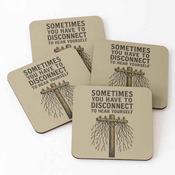 Item preview, Disconnect to Reconnect – Vintage Cable Chaos designed and sold by Don't Crack Art.